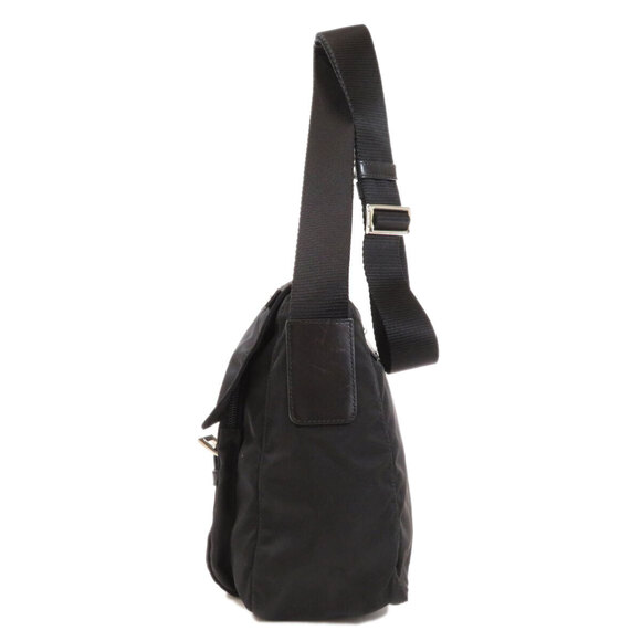 Prada logo plate shoulder bag nylon - Picture 3 of 10